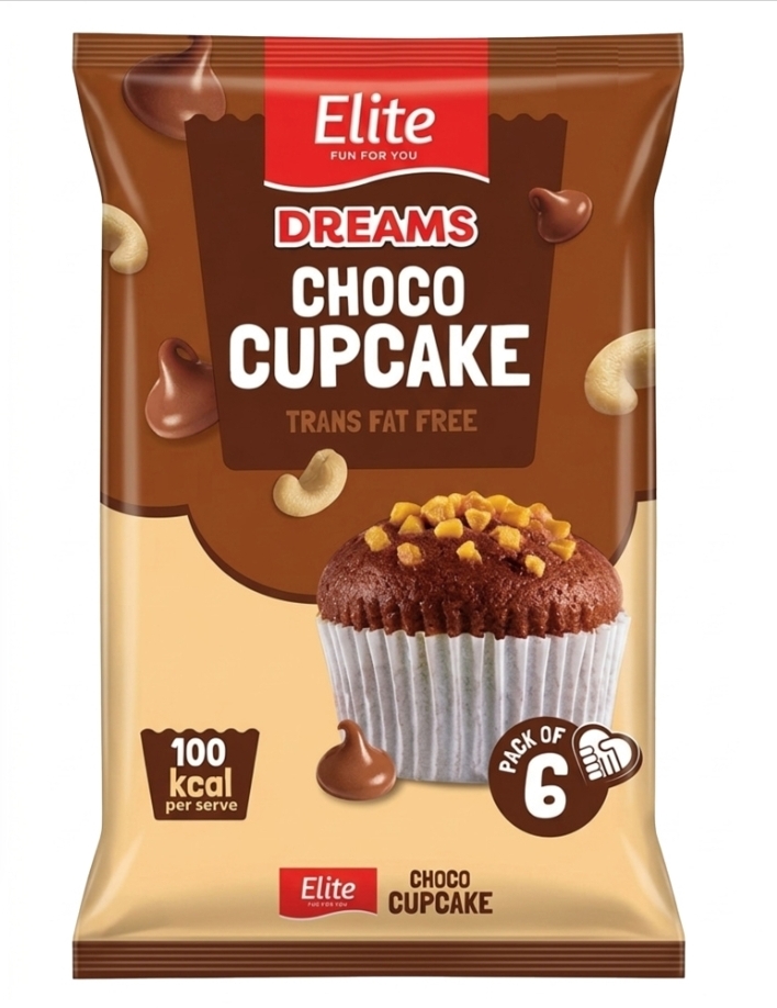 Elite Dreams Choco Cashew Cupcake 140g