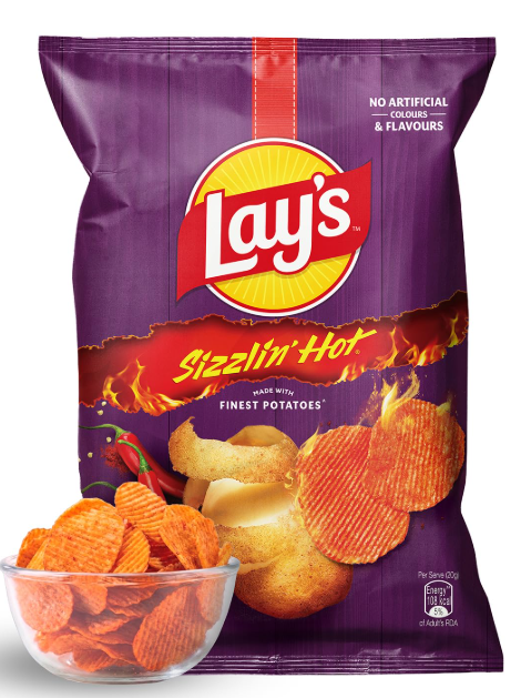 Lay's Sizzlin' Hot Chips 52.9g