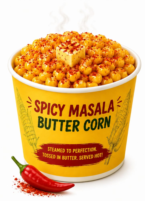 Spicy Masala Butter Corn
