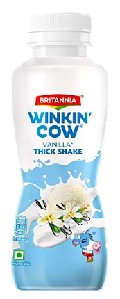 Britannia Winkin' Cow Vanilla Thick Shake 180 ML-NAT