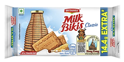 Britannia Milk Bikis Classic Biscuits 114.4 g - RT