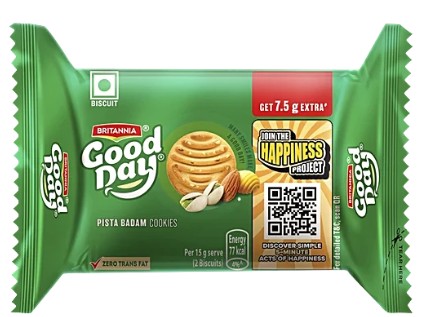 Britannia Good Day Pista Badam Cookies - 45 g