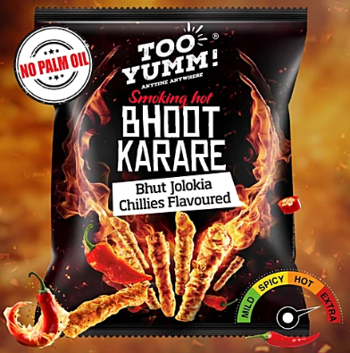 Too Yumm! Smoking Hot Bhoot Karare Chips, 80 g